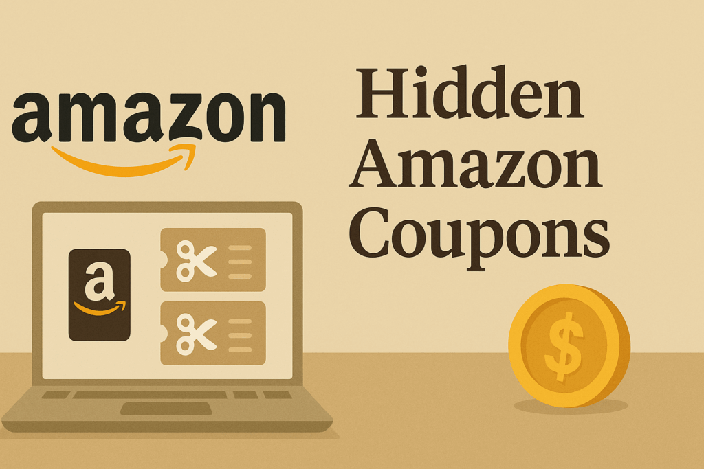 Hidden Amazon coupons illustration
