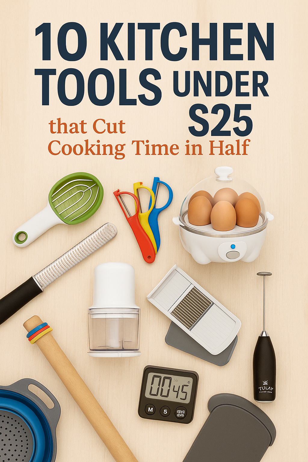 Pinterest pin – Kitchen Tools Under $25	